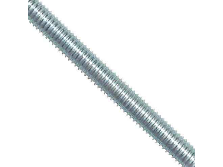 Metric All Thread Rod Zinc Plated Steel, 1 M Long (Sizes)  Made In USA