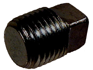 Schedule 40 Black Square Head Plug