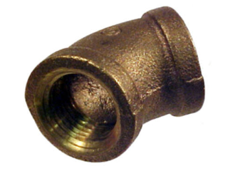 45 Degree Brass Pipe Elbow