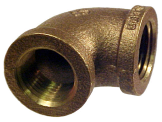 90 Degree Brass Pipe Elbow