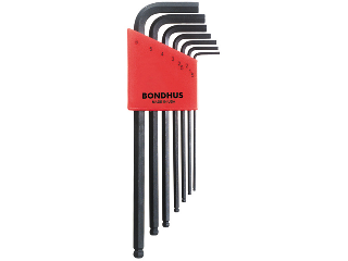 Long Arm Metric Ball Hex Key Set, 7 Piece