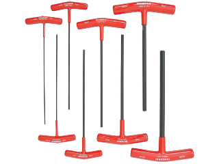 Power-T T-Handle Hex Key Set, 8 Piece