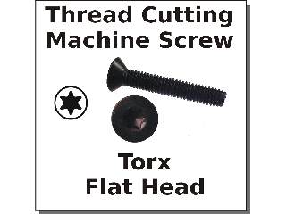 5/16-18 Flat Torx Cut Screw