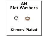 Flat Washers AN Chrome Plated