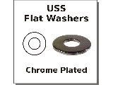 Flat Washers USS Chrome Plated