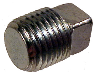 Schedule 40 Galvanized Square Head Plug