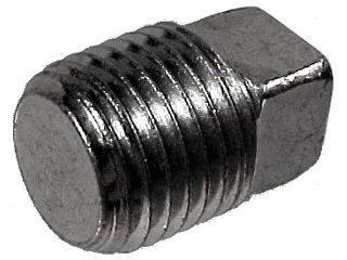 Schedule 40 Galvanized Steel Square Head Plug