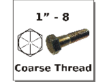 1-8 Hex Bolts Grade 8