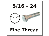 5/16-24 Hex Bolts Grade 5