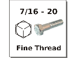 7/16-20 Hex Bolts Grade 5