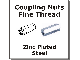 Coupling Nuts Fine Thread