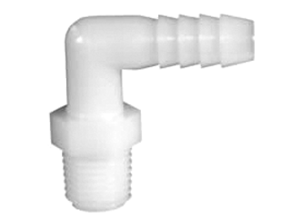 Nylon Hose Barb Elbow x MPT (Sizes)