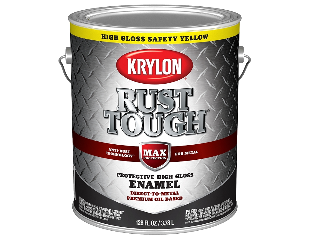 Rust Tough Oil-Based Enamel Gloss Safety Yellow (Sizes)