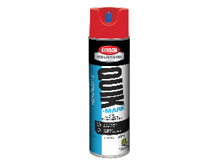 Quik-Mark Inverted Fluorescent Brilliant Red Marking Paint, 17 Oz