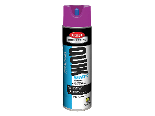 Quik-Mark Water Based Inverted Fluorescent Purple Marking Paint, 17 Oz