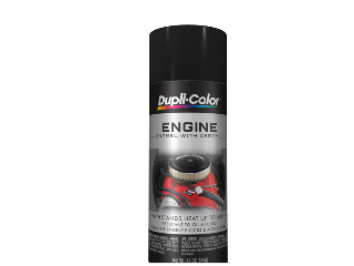 Low Gloss Black Engine Enamel with Ceramic, 12 Oz