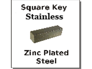 12 Inch Square Key Stock Stainless