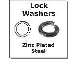 Lock Washers Zinc Plated Steel