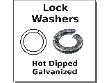 Lock Washers Hot Dipped Galv