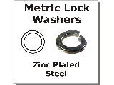 Split Washer, Zinc plated Steel