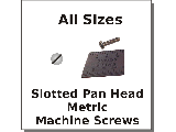 Pan Head Slotted Machine Screw Steel