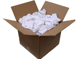 Select #1 White Rags 10 Lb Box