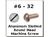 6-32 Round Head Aluminum