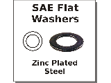 SAE Flat Washer Zinc Plated Steel