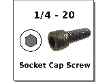 1/4-20 Socket Cap Screws Alloy Steel Plain Finish