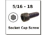 5/16-18 Socket Cap Screws Alloy Steel Plain Finish