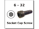 #6-32 Socket Cap Screws Alloy Steel Plain Finish