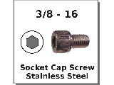 3/8-16 Socket Head Screws Stainless