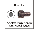 8-32 Socket Head Screws Stainless