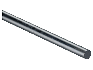 Round Smooth Zinc Plated Rod, 72 In (Sizes)