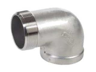 Stainless Steel Threaded 90 Deg Street Elbow (Sizes)