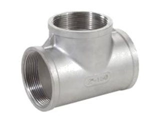 Stainless Steel Threaded Tee (Sizes)