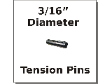 3/16 Diameter Tension Pins