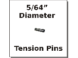 5/64 Diameter Tension Pins