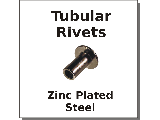 Tubular Rivets Zinc Plated Steel