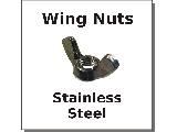 Wing Nuts Stainless Steel