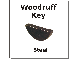 Woorduff Keys Plain Steel