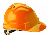 Cap Style Vented Hard Hat, Hi-Vis Orange