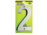 House Numbers 6 In Reflective Plastic Nail-on (0 thru 9)