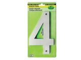 House Numbers 6 In Reflective Plastic Nail-on (0 thru 9)