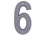 House Numbers 4 In Reflective Plastic #6