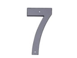 House Numbers 4 In Reflective Plastic #7