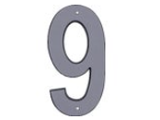 House Numbers 4 In Reflective Plastic #9