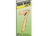 House Numbers 4" Solid Brass Nail-on (0 thru 9))