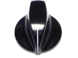 Appliance Dial Knob 1-1/8 In Dia x 1/4 In Len