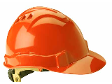 Cap Style Unvented Hard Hat, Hi-Vis Orange